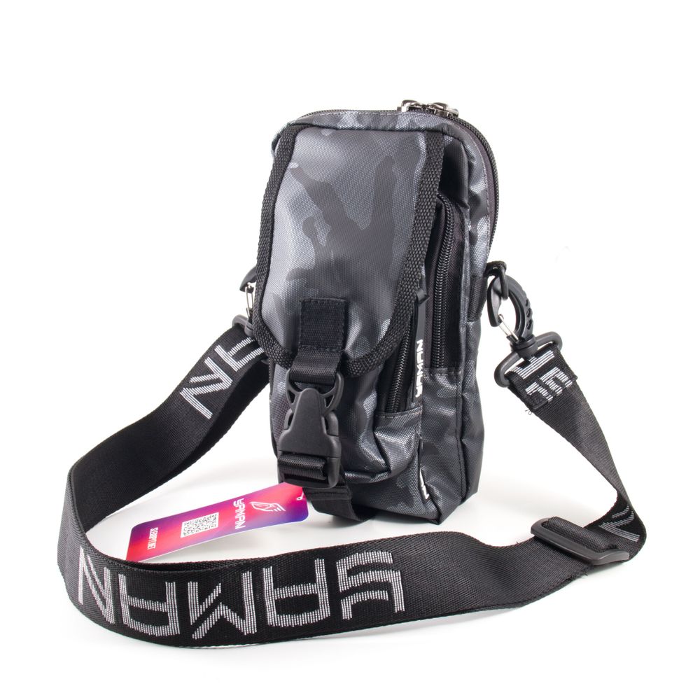 Сумка рыболовная &quot;Yaman&quot; Street Fishing MultiLock V-Pouch, 22х12,5х8 см, цв. серый камуфляж/15/