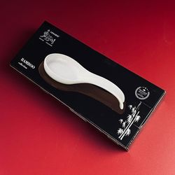 Lenardi 235-090 Ложка подставка 24см на подставке TROPICAL в под.уп.(х36)Фарфор