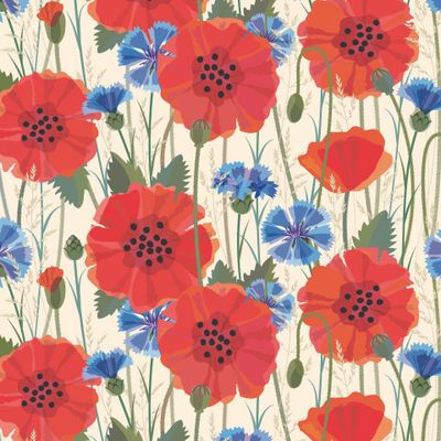 Маки и васельки