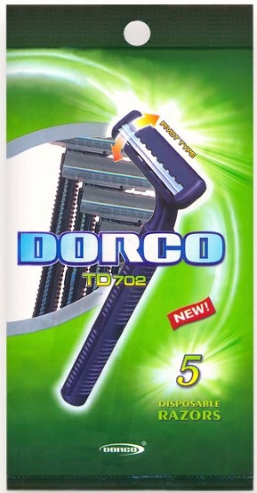 Dorco одноразовые станки мужские TD-702 (5шт)