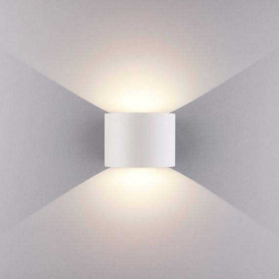 Уличный настенный светодиодный светильник Elektrostandard 1518 Techno LED Blade белый a038830