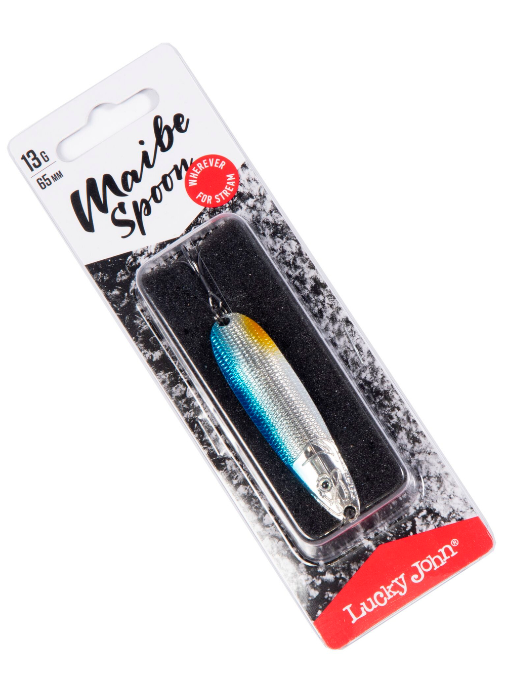 Блесна Lucky John Maibe Spoon 65 мм, 13 г, цвет 007