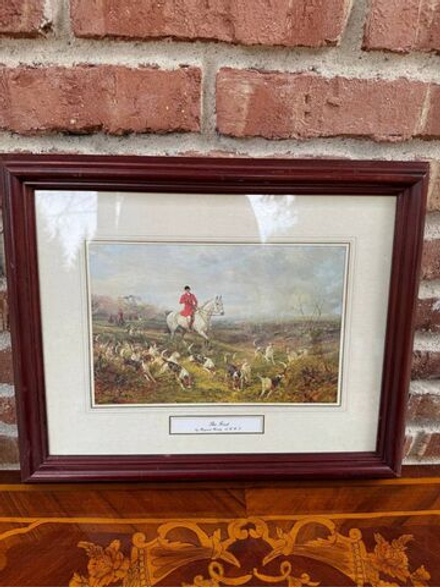 Винтажные гравюры «Охота»