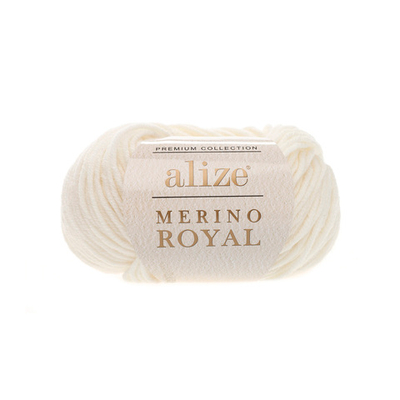 Пряжа "Merino Royal" 62 Молочный