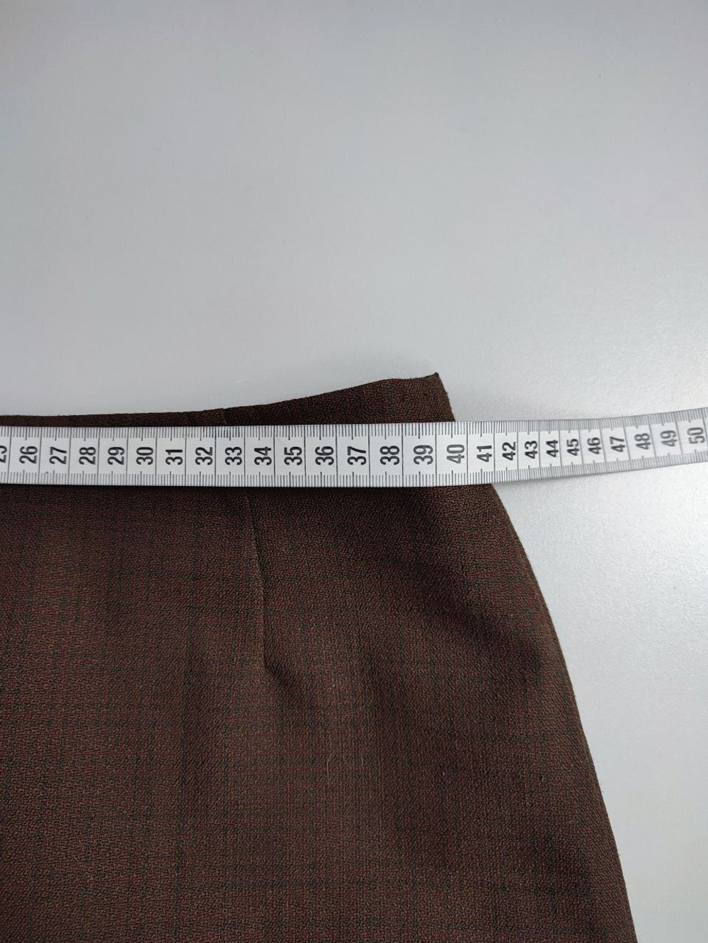 Юбка темно-коричневая 48 размер