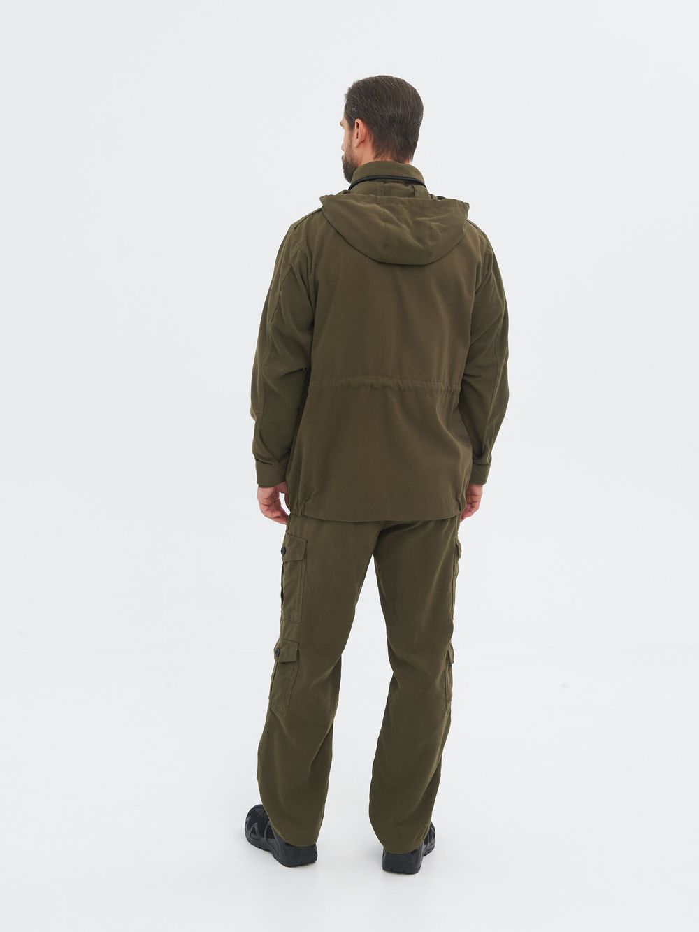 Костюм летний Крафт ткань Смесовая цвет Хаки