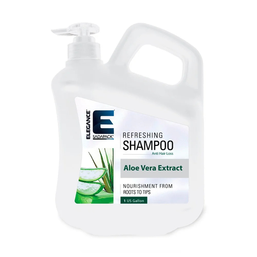 Elegance Refreshing Shampoo Aloe Vera - Шампунь для волос Алое Вера 3750 мл