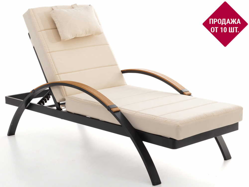 Лежак металлический с матрасом Tagliamento Bodrum