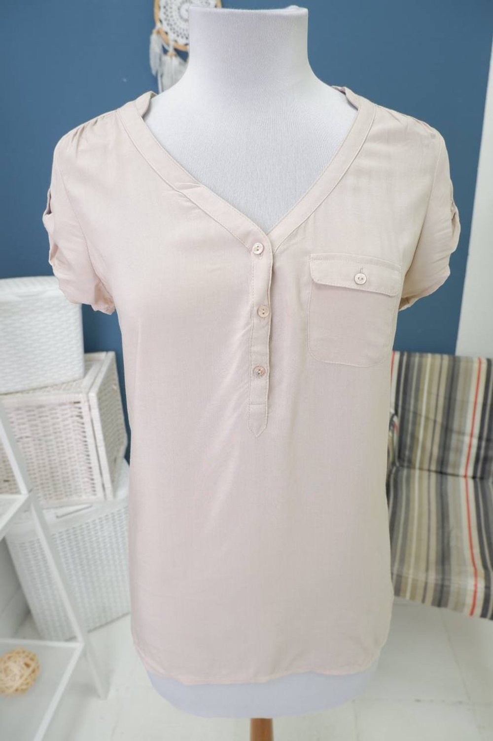 Блуза Camaieu однотонная 44-46 размер