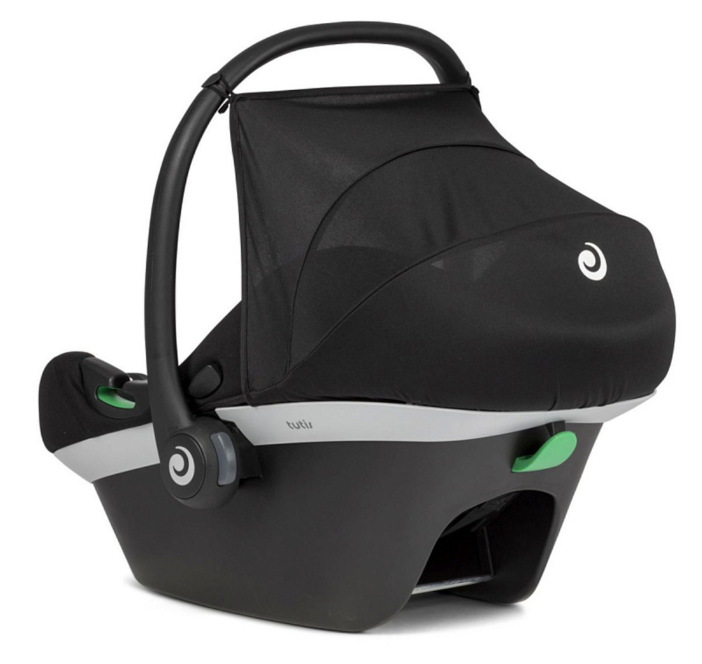 Детская коляска Roan Sol 3 в 1 с автокреслом Tutis Elo Black RSL/1011 Cloud Grey