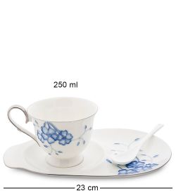 Pavone JS-35 Чайная пара «Голубая бабочка»