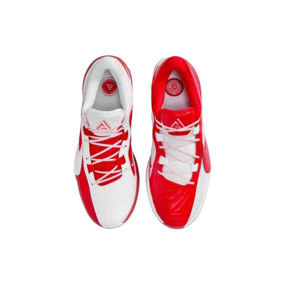 NIKE Freak 5 Баскетбольные кроссовки Низкие Белые и красные мужские