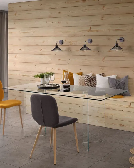 Стеклянный стол Burano 180х90 см | La Forma | Испания | Купить в Hallberg.ru