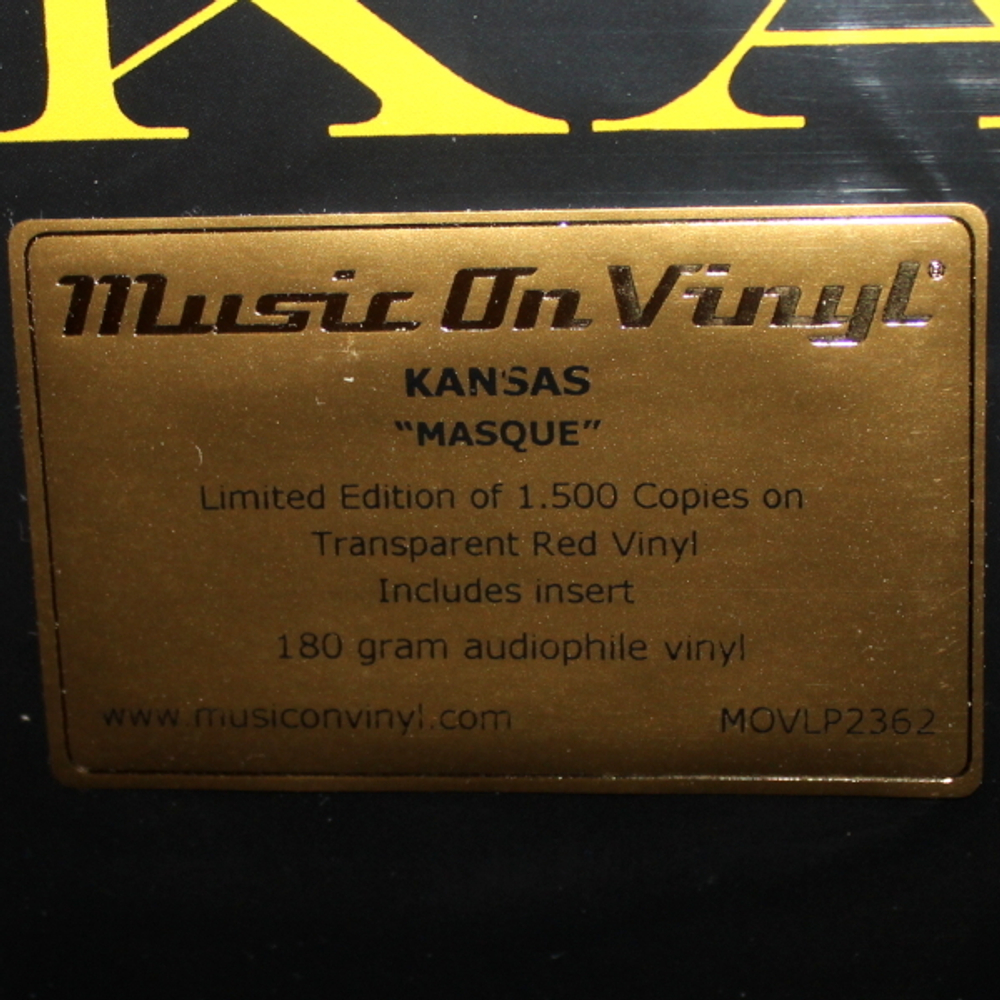 Kansas / Masque (Coloured Vinyl)(LP)