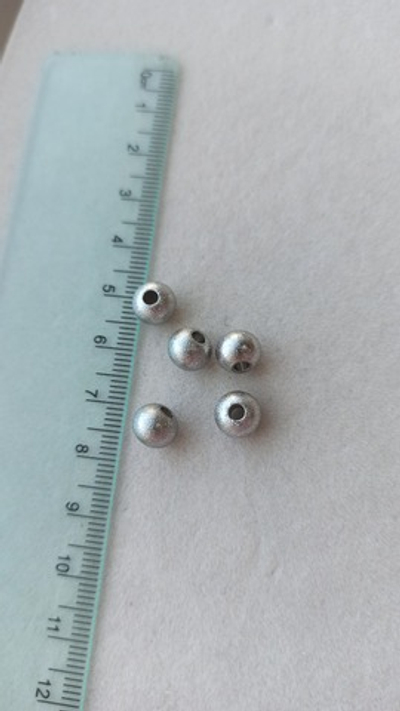 b0806 Бусина "Звездная пыль", 8*6,5мм, нерж.сталь, шт