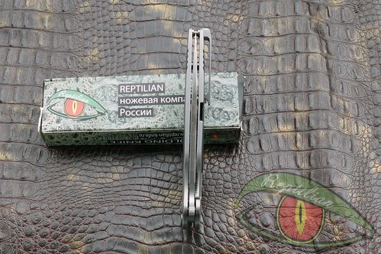 Складной нож REPTILIAN Магистр 3-2 c клинком из стали D2, рукоять G10