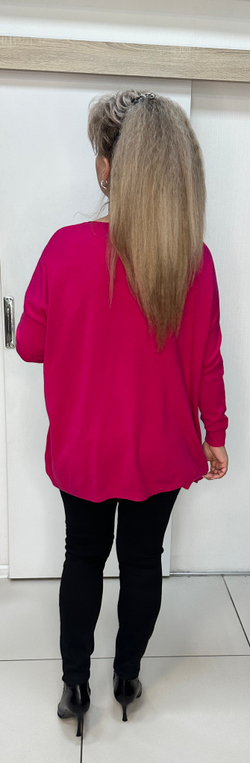 Джемпер-туника с "зайчиком" в кармашке