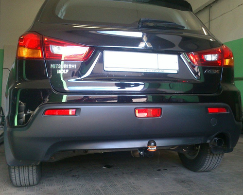 Фаркоп для Mitsubishi ASX 2010-2022, Citroen C4 Aircross, Peugeot 4008. Тип шара: A. Нагрузки: 1250/75 кг, MI 23