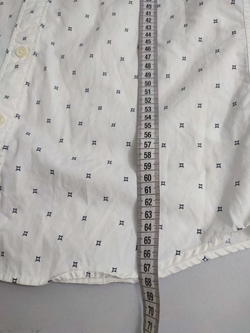 Рубашка Uniqlo с принтом 46 размер