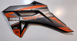Пластик бака левый (оранж.) мотоцикл REGULMOTO SPORT 003