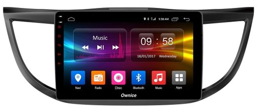 Магнитола для Honda CR-V 2012-2018 - Carmedia OL-1641 QLed, Android 10/12, ТОП процессор, CarPlay, SIM-слот