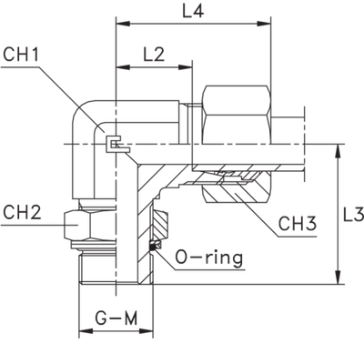 Штуцер FRG90 DL10 14x1.5 (в сборе)