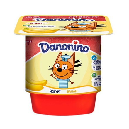 Йогурт Danone Банан 3% 100 гр