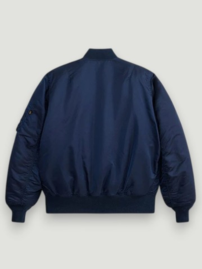 Куртка Бомбер - MA-1 Alpha Flight Jacket(т.синяя - r.blue)