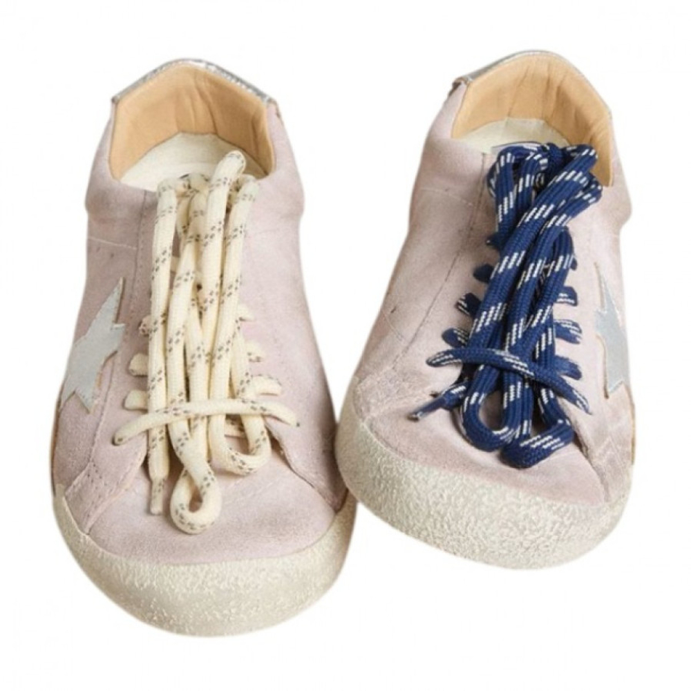 Кеды Golden Goose True-Star in Pastel Pink Suede