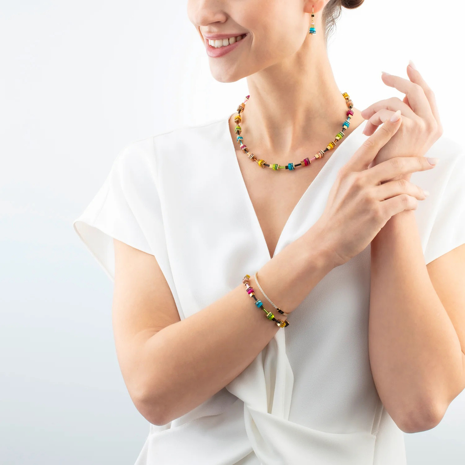 Серьги Coeur de Lion Multicolour Gold 4413/20-1516