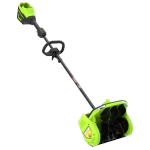 Greenworks GD60SS2 60В аккумуляторная снегоуборочная лопата (1 x 5 Ач, ЗУ) ковш 30 см, выброс 7.6 м 2603207UG