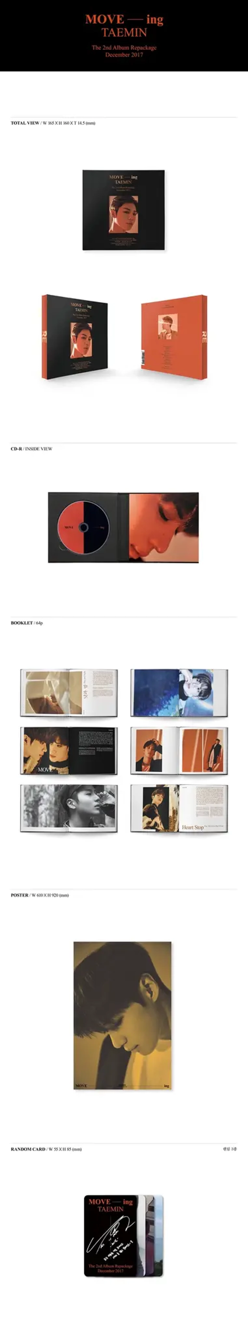 Альбом TAEMIN - MOVE-ING [VOL.2 Repakage Album]