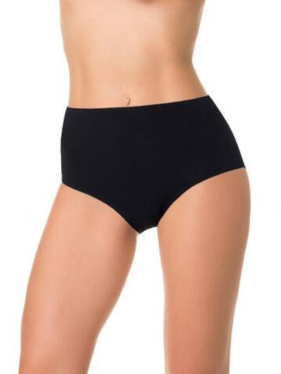 Трусы с высокой линией талии из микрофибры (Размер: XL) (Цвет: черный)