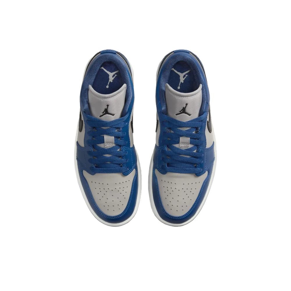 Женские кроссовки Air Jordan 1 Low 'Gray Navy Blue Black' DC0774-402