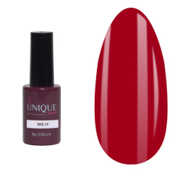 Unique Гель-лак Red 19 (8ml)