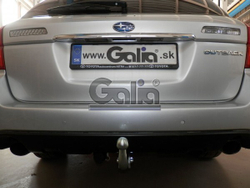 Фаркоп оцинкованный Galia S076C для Subaru Legacy WAG (BP), Subaru Outback 4WD 2004-2009(паспорт и сертификат в комплекте)(без электрики)