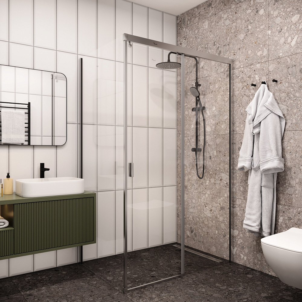 Душевое ограждение Ceruttispa МАРБЕЛЛА (MARBELLA) 120 R (80x120x190)