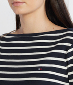 Блузка CODY RIB SLASH-NK LS Tommy Hilfiger - темно-синий(WW0WW40829)