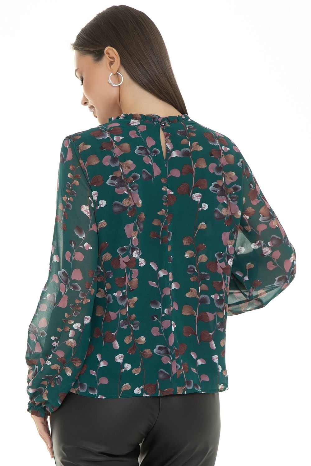 Блуза Волшебный шифон (грин) Diolche