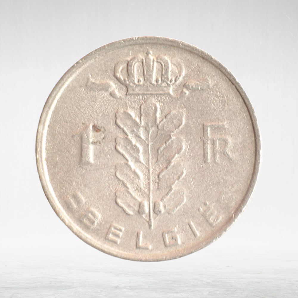 Belgium, 1 Franc (French Text), 1978, VF