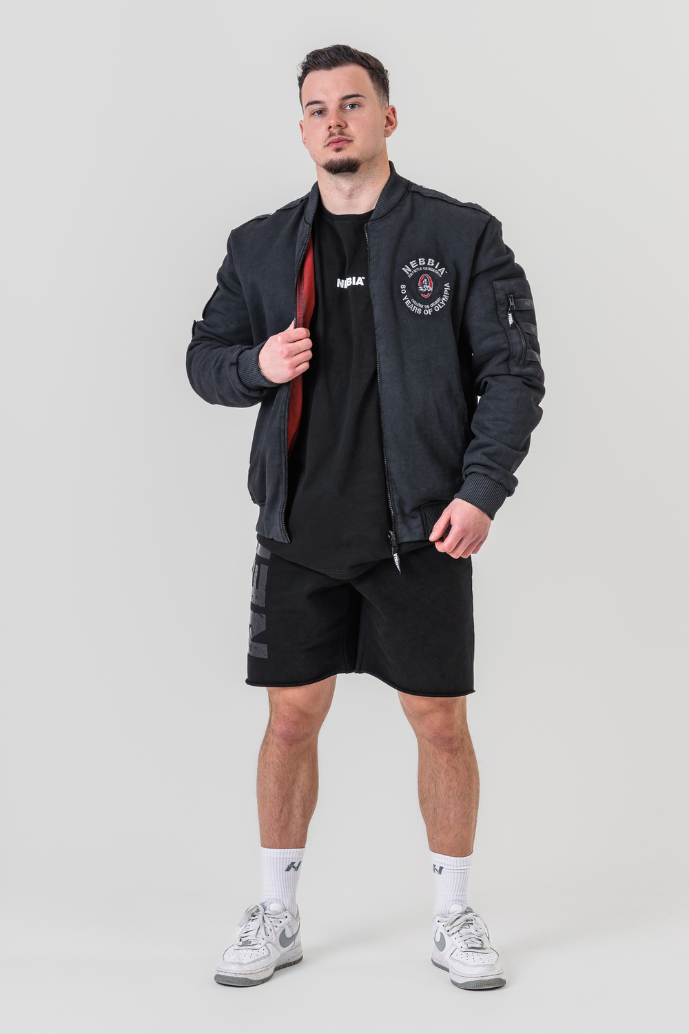 Бомбер Washed Men’s Bomber Jacket LEGEND 794
