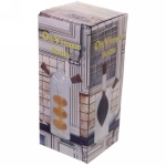 Бутылка стеклянная для специй 400мл «Хай-Тек» с пробковой крышкой, шарики