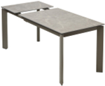 Стол М-City DISAUR Корнер (Corner) 120 Латте матовый (Matt Latte Stone Solid Ceramic), Таупе