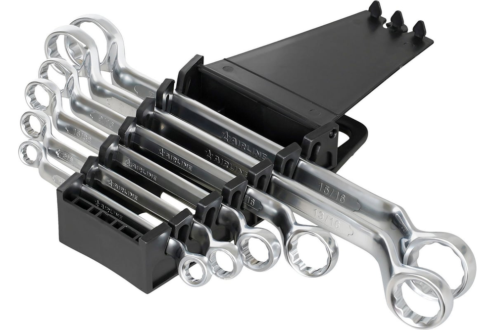 Набор ключей накидных дюймовых PRO 6пр. (5/16"-15/16") холдер ATAF109 AIRLINE