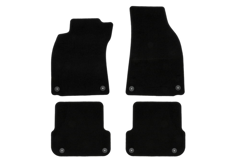 Коврики в салон для AUDI A4 8E АКПП 2004-2009, седан, универсал, 4 шт. (текстиль) KLEVER01040901200K