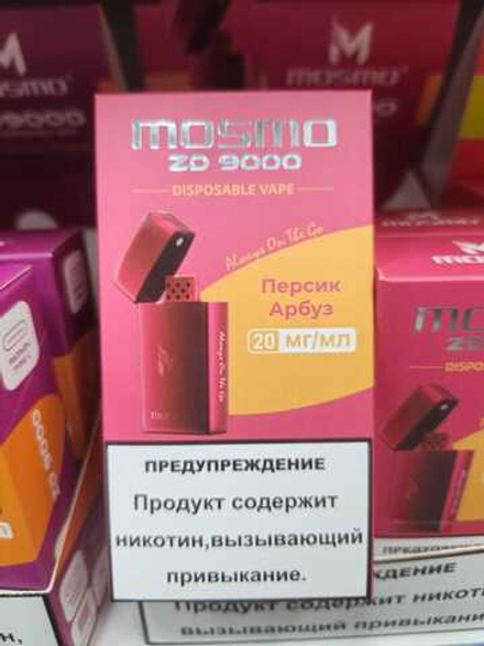 Mosmo ZD9000 Персик арбуз 9000 затяжек 20мг (2%)