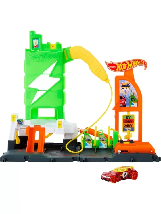 Набор Хот Вилс Заправочная станция для суперзарядки HTN79