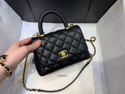 Chane1 Coco Handle Bag 19 cm