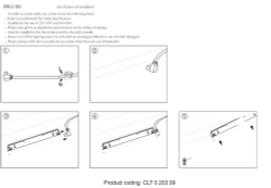Драйвер для магнитного шинопровода 48V, 200W Crystal Lux CLT 0.203 09 BL