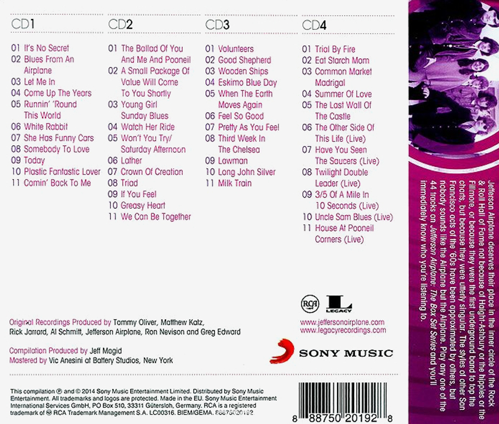 Jefferson Airplane / The Box Set Series (4CD)
